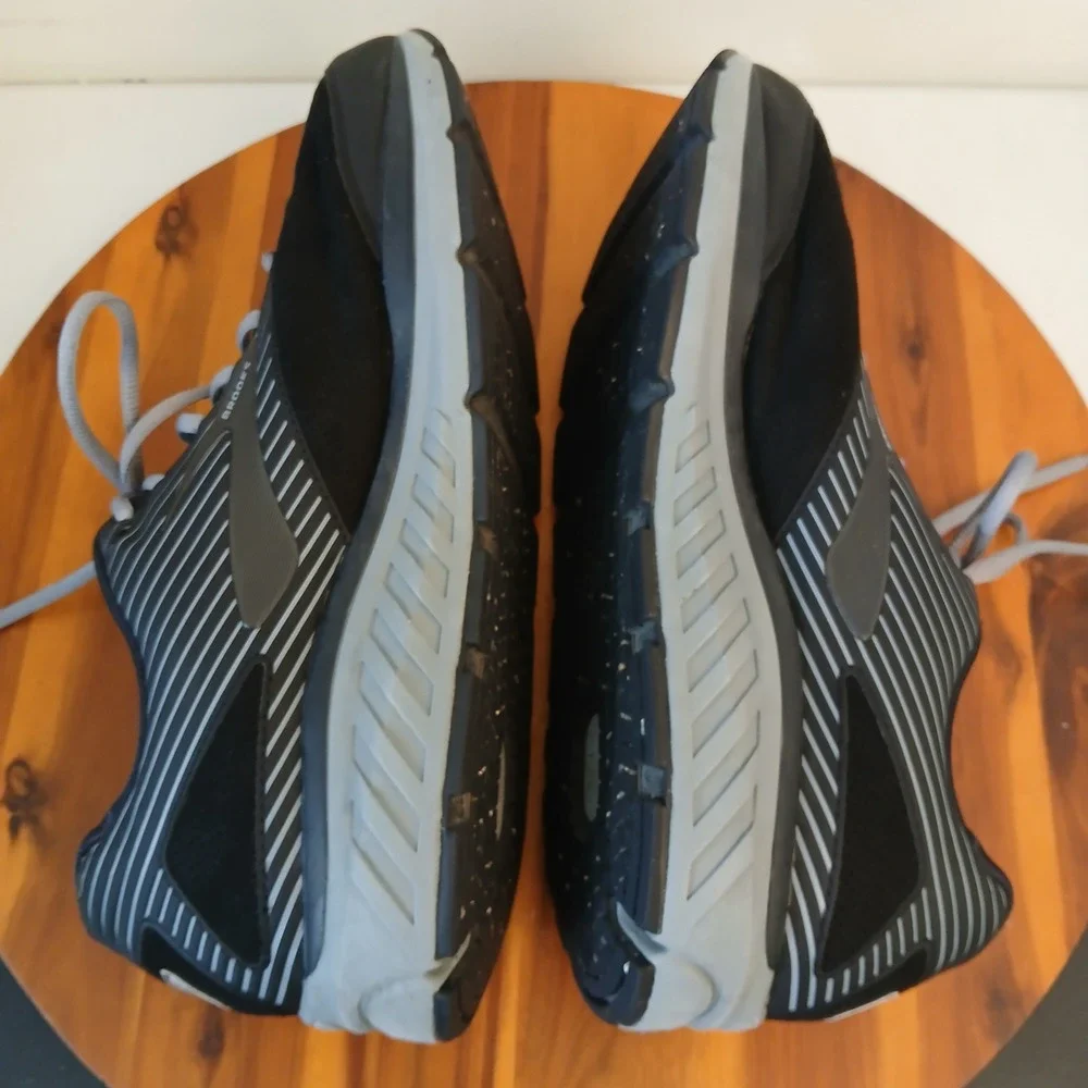 Brooks Addiction Walker 2 Mens 14 Black Grey Walking Shoes 1103191D083